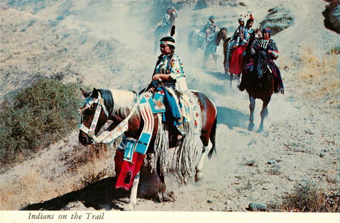 Indianer Native American Indions on the Trail