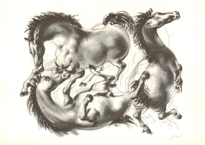 Pferde Editions Hedimot Hans Erni Ronde des Chevaux Nr.508