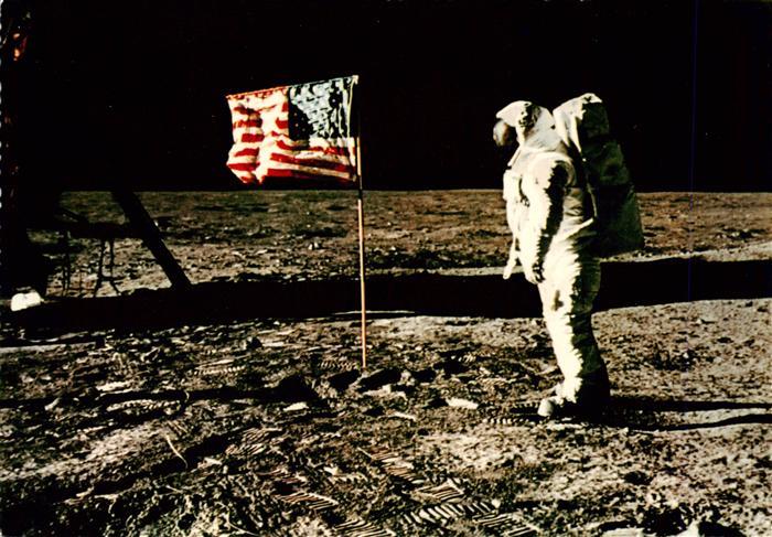 Raumfahrt Space Spatial Menschen auf dem Mond