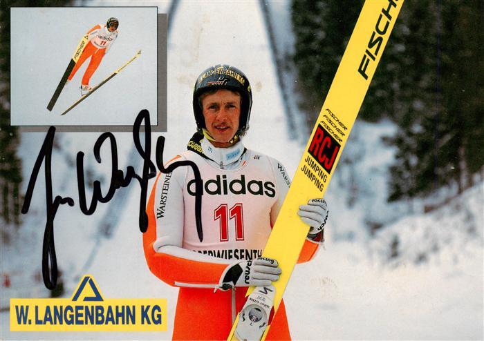 Autogramm Jens Weissflog
