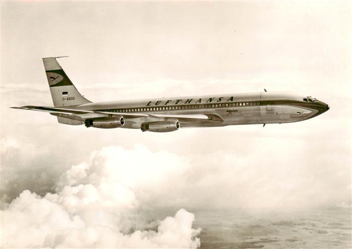 Flugzeuge Zivil Lufthansa Boeing 707 Jet International