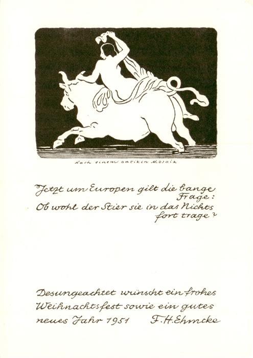 Persoenlichkeiten Ehmcke F.H. Stier Europa Politik