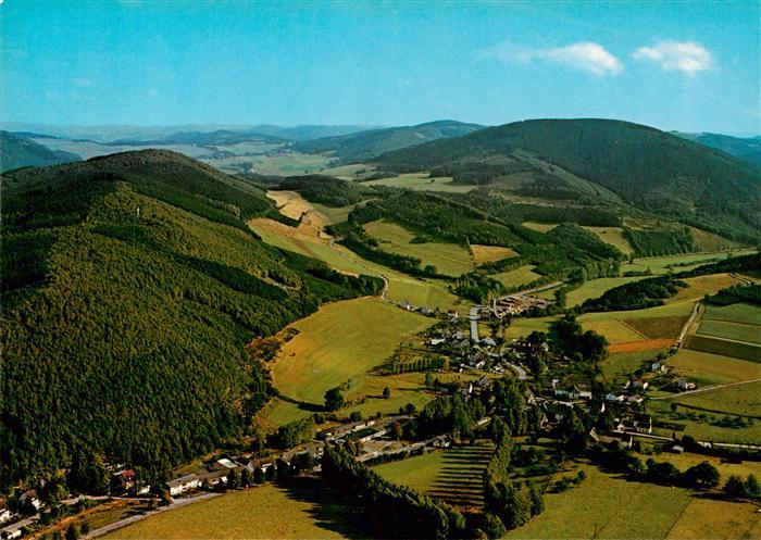 Sundern Sauerland Pension Osebold Fliegeraufnahme