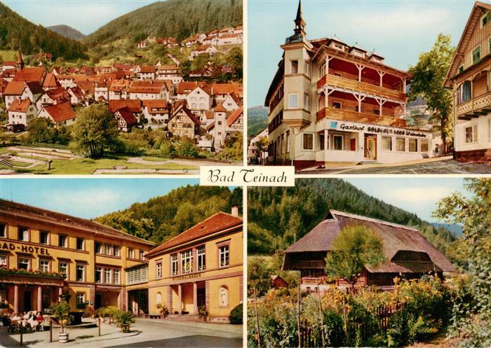 Bad Teinach-Zavelstein Ortsansicht Gasthof Goldenes Fass Weinstube Bad Hotel