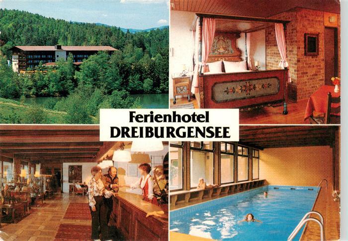 Tittling Ferienhotel Dreiburgensee Gastraeume Rezeption Hallenbad