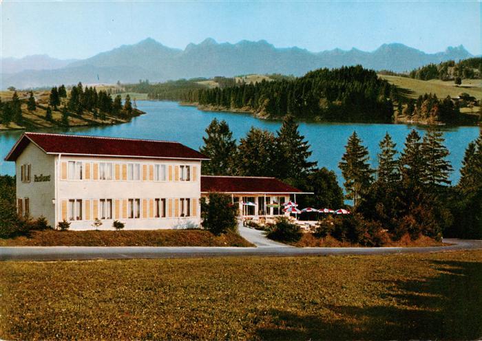 Rosshaupten Forggensee Bayern Rasthaus am Forggensee Panorama