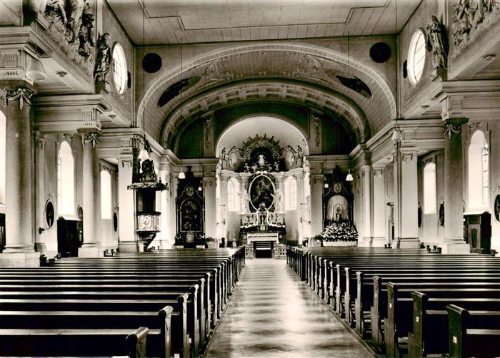 Rheinfelden Baden-Wuerttemberg Kath Kirche Inneres
