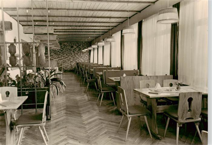 Saalfeld Saale Konsum Gaststaette Kulmberghaus Gastraum
