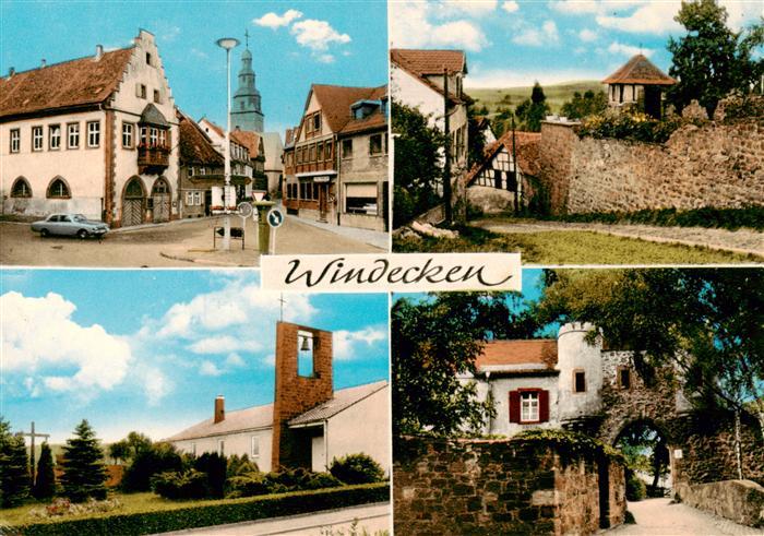 Windecken Rathaus Stadtmauer Kirche Schloss