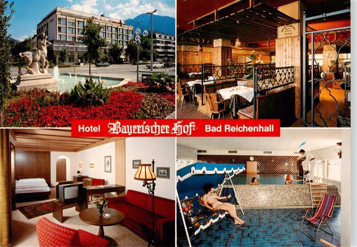 Bad Reichenhall Hotel Bayerischer Hof Gastraeume Brunnen Hallenbad