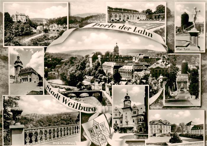 Weilburg Schloss Schlossgarten Alter Turm Schlosskirche Schlosshof Landtor Blick