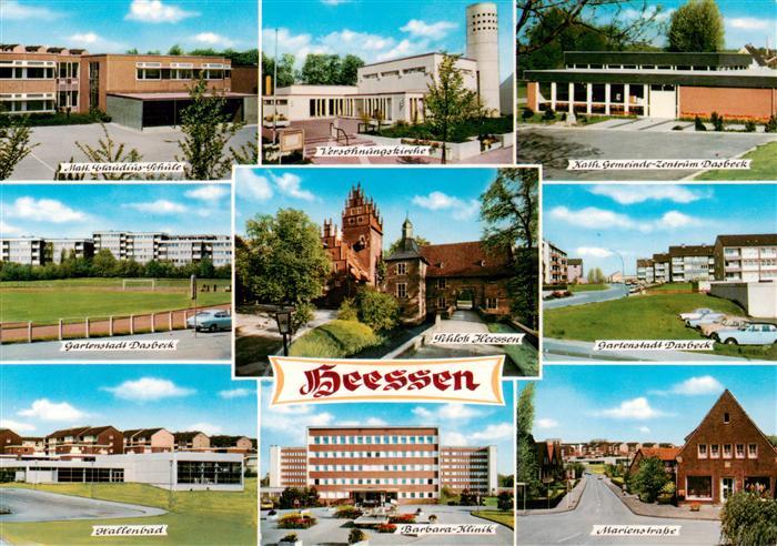 Heessen Hamm Math Claudius Schule Versoehnungskirche Kath Gemeindezentrum Garten