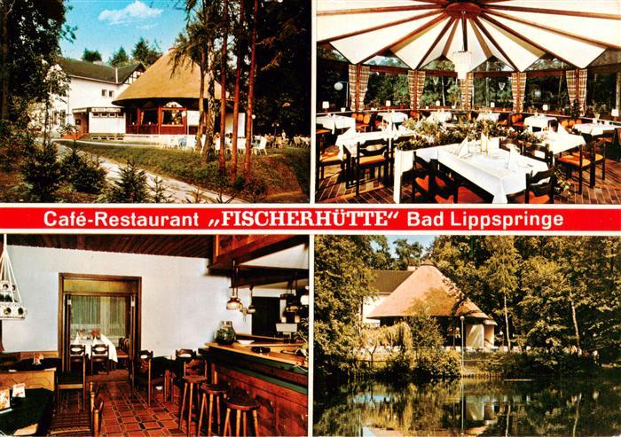 Bad Lippspringe Cafe Restaurant Fischerhuette Gastraeume Gondelteich