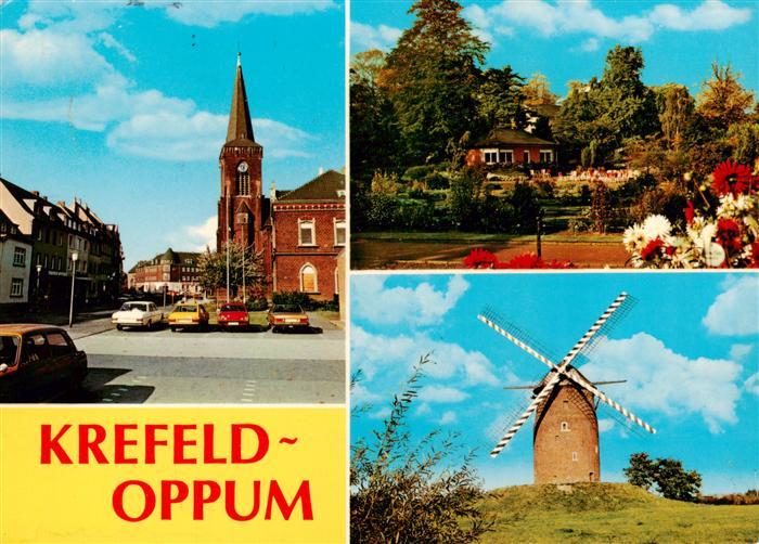 Oppum Krefeld Kirche Park Windmuehle