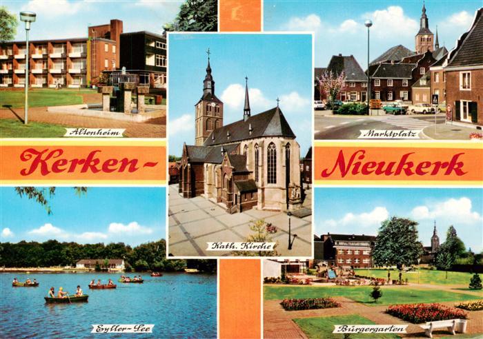 Nieukerk Altenheim Kath Kirche Marktplatz Eyller See Buergergarten