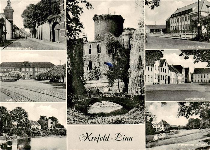 Linn Krefeld Rheinbabenstrasse Kath Schule Burgweiher Burgfried Ev Schule Andre