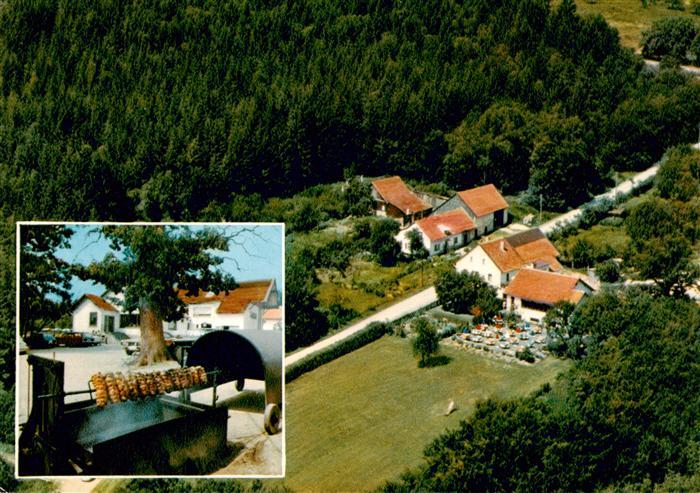 Waldfriede Soonwald Seesbach Trifthuette Restaurant Cafe Fliegeraufnahme