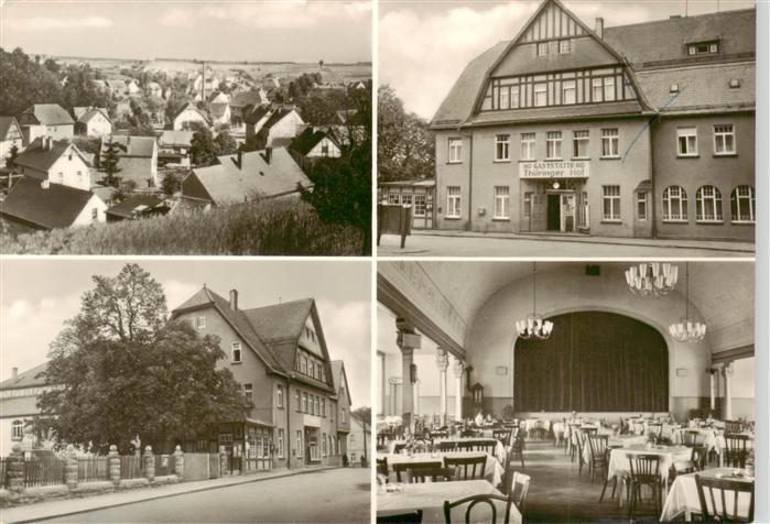 Weissenborn Thueringen Bad Klosterlausnitz Panorama HOG und FDGB Vertragsheim Th