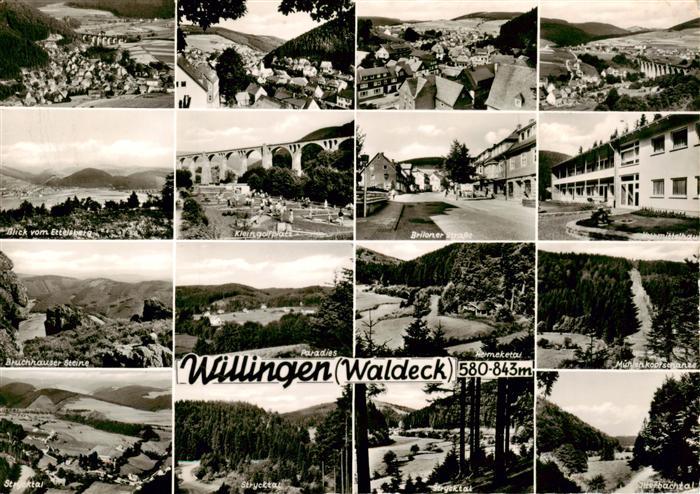 Willingen Sauerland Teilansichten Minigolf Viadukt Briloner Strasse Bruchhauser