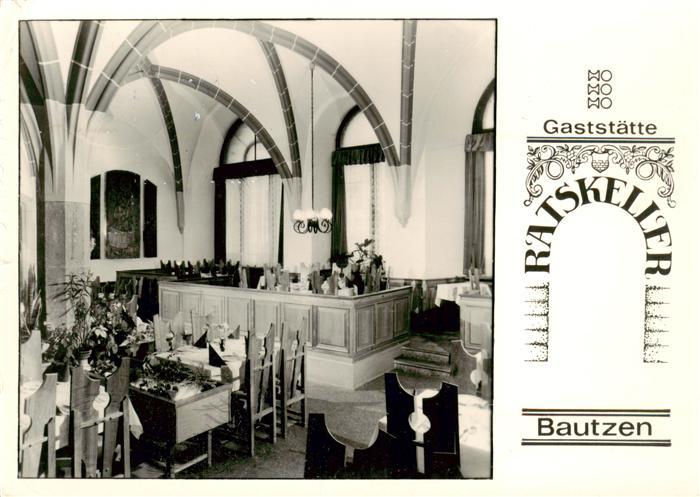Bautzen Sachsen Gaststaette Ratskeller