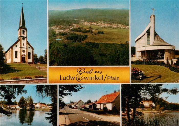 Ludwigswinkel Kirchen Panorama Seepartien Ortsstrasse