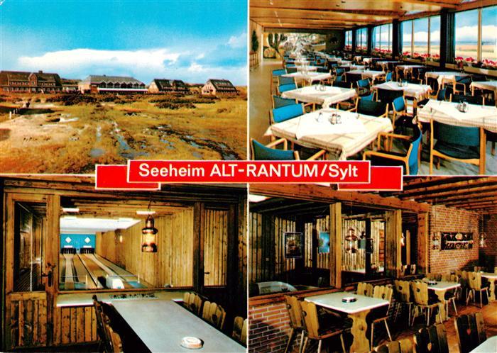 Alt Rantum Bundesbahn Sozialwerk Gastraeume Kegelbahn