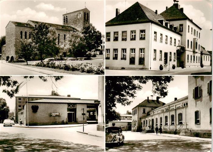 Treuchtlingen Kirche Rathaus Post Bahnhof