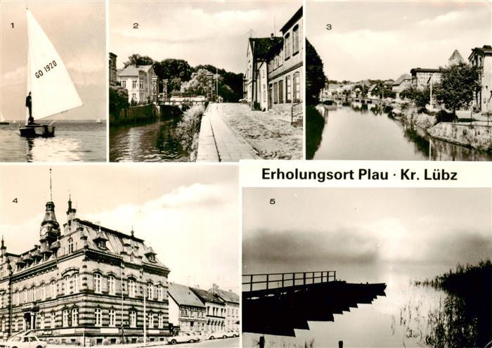 Plau Mecklenburg Plauer See Zugbruecke Strandstrasse Rathaus Morgenstimmung