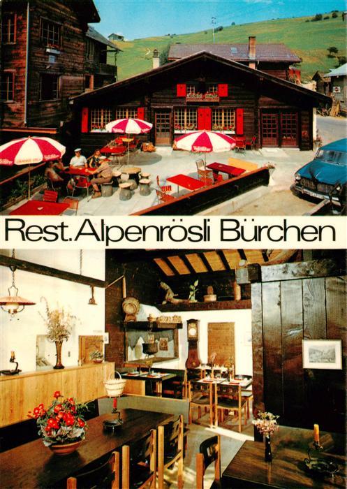 Buerchen VS Restaurant Alpenroesli Gastraeume Terrasse