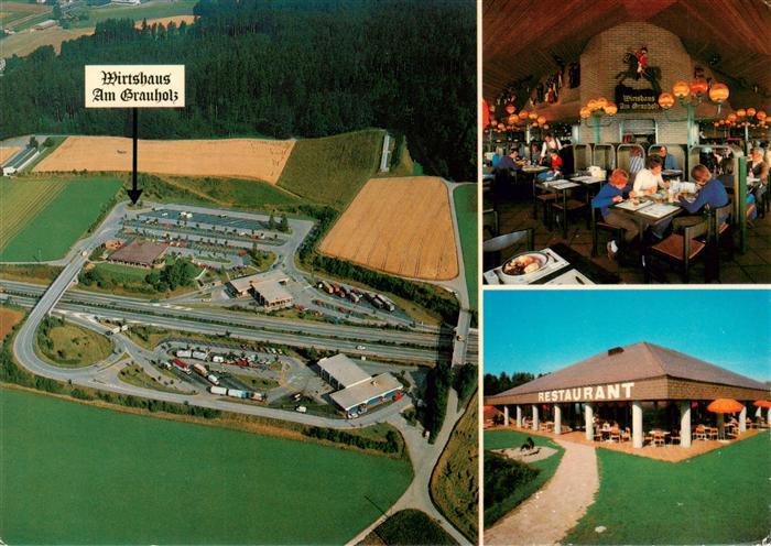 Ittigen BE Fliegeraufnahme Wirtshaus Am Grauholz Gastraum Restaurant