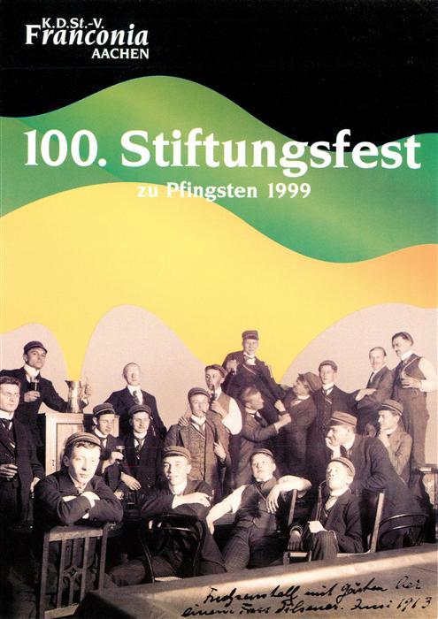 Aachen KDSt V Franconia Stiftungsfest 1999