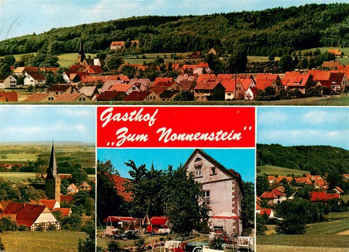 Roedinghausen Panorama Kirche Gasthof Zum Nonnenstein