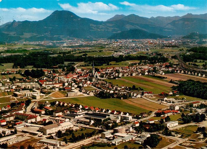 Freilassing Fliegeraufnahme