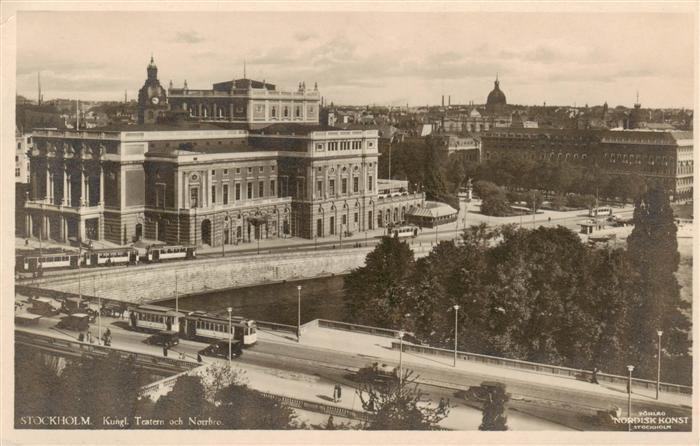 Stockholm Kungl. Teatern och Norrbro