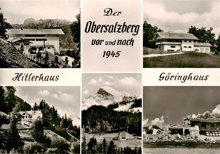 Obersalzberg Berchtesgaden vor und nach 1945