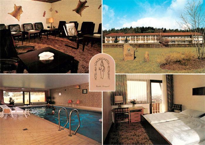 Gladenbach Hessen Hotel am Schlossgarten Fremdenzimmer Hallenbad