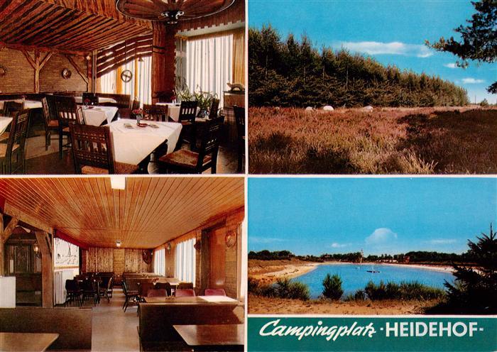 Huemmling Lorup Campingplatz Heidehof Restaurant Partie am See