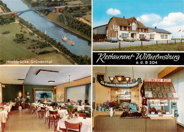 Wilhelmsburg Schleswig-Holstein Restaurant Wilhelmsburg Hochbruecke Gruenenthal