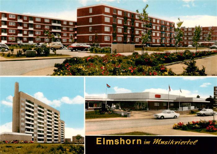 Elmshorn Wohnsiedlung Musikviertel Hochhaeuser