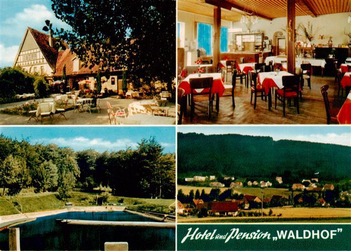 Unsen Suentel Hameln Hotel Pension Waldhof Gastraum Ortsansicht