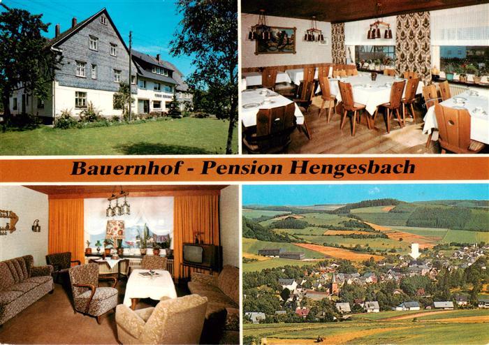 Wenholthausen Bauernhof Pension Hengesbach Gastraum Fernsehzimmer Panorama