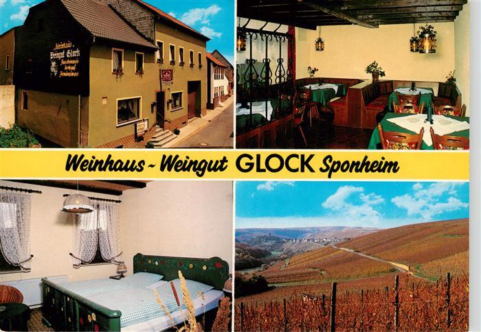 Sponheim Weinhaus Weingut Glock Gastraum Zimmer Panorama