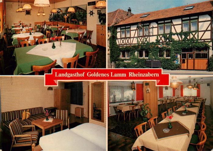 Rheinzabern Landgasthof Goldenes Lamm Gastraeume