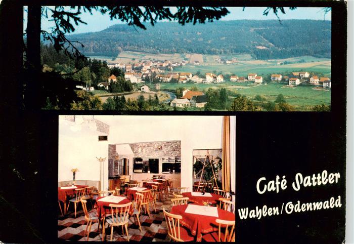 Wahlen Odenwald Panorama Cafe Pension Sattler Gaststube