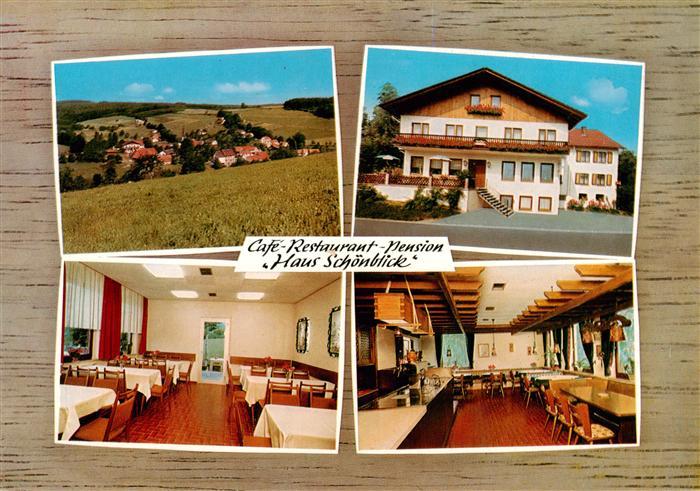 Guettersbach Panorama Cafe Pension Haus Schoenblick Gastraeme