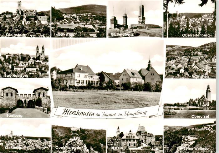 Merzhausen Taunus Koenigstein Bad Homburg Saalburg Krohberg Falkenstein Gr Feldb