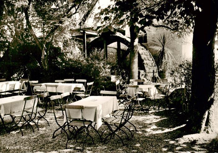 Bensheim Bergstrasse Vetters Muehle Gartenwirtschaft