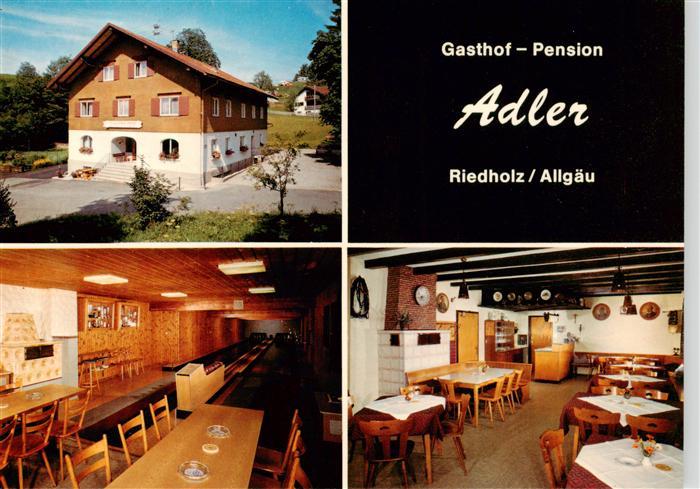 Riedholz Allgaeu Gasthof Pension Adler Gaststube Kegelbahn
