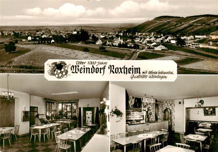 Roxheim Bad Kreuznach Weindorf Roxheim Panorama Gasthaus Hoerning Gastraeume