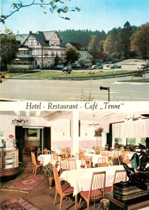 Tenne Steinfischbach Hotel Restaurant Cafe Tenne Gastraum